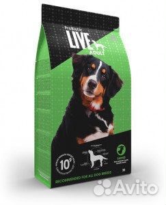 Сухие корма для собак Probiotic Live