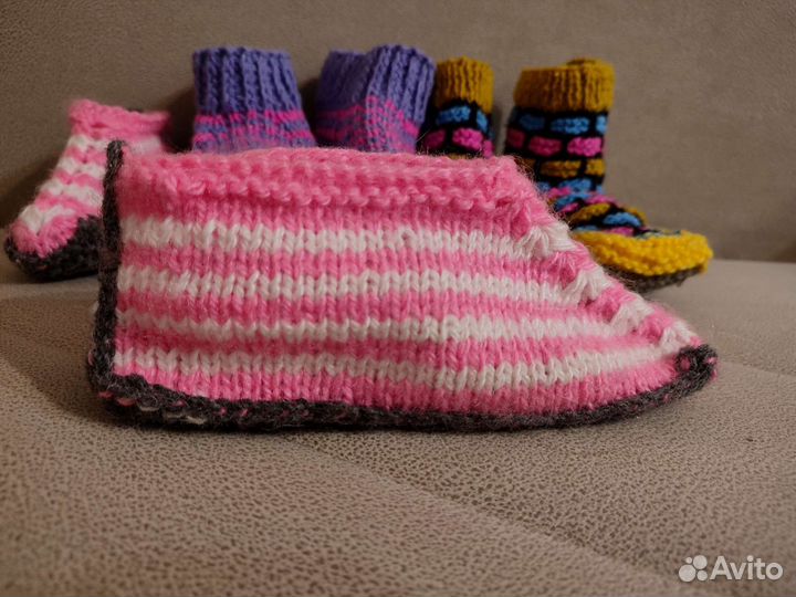 Носки и следки вязаные на заказ