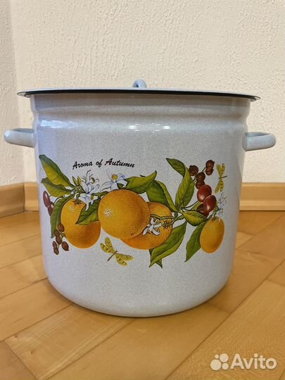 Кастрюля эмалированная 12 литров