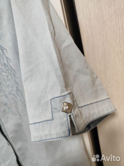 Рубашка джинсовая