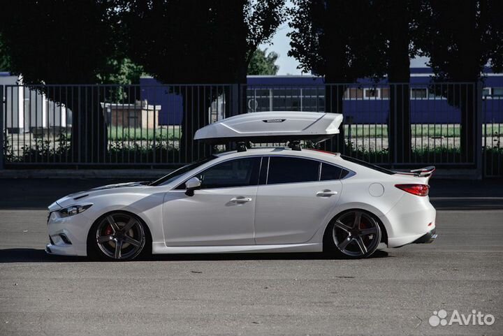 Автобокс (бокс на крышу) Broomer 430 Л, Белый