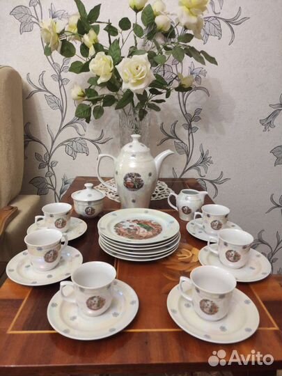 Столовый сервиз гдр на 6 персон