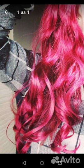 Волосы на заколках