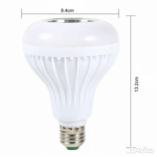 Лампочка светодиодная RGB со встроенной колонкой и