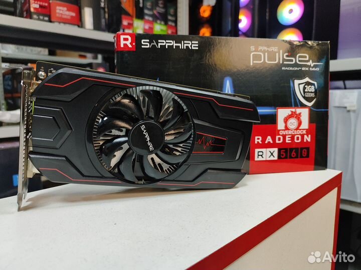 Видеокарта Sapphire RX 560 2GB pulse