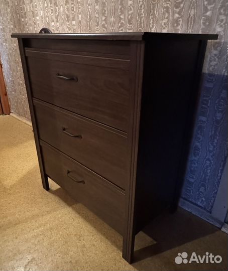 Комод IKEA Brusali 3 ящика