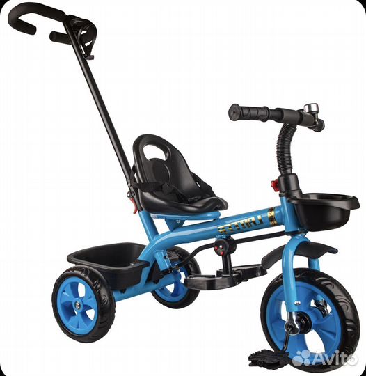 Детский велосипед с ручкой