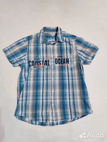 X-Mail XL рубашка с вышивкой и принтом Германия