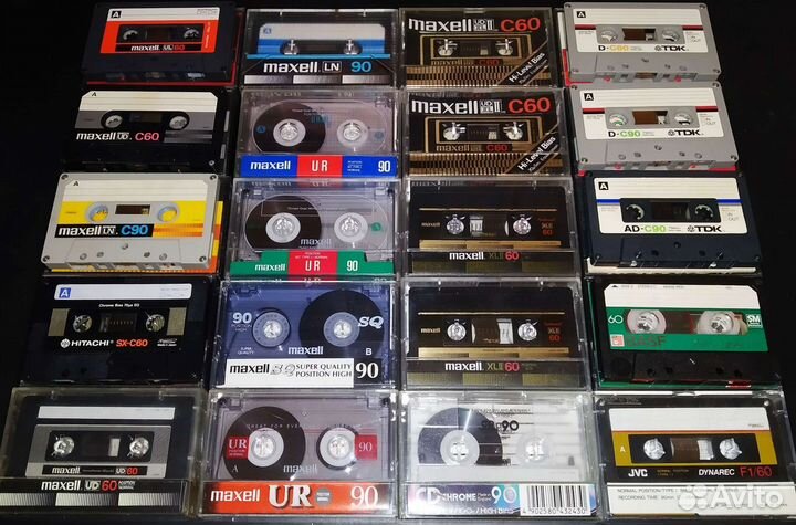 Аудио кассеты TDK Maxell Basf Sony Denon