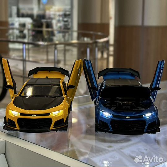 Железная машинка Chevrolet Camaro моделька 1:30