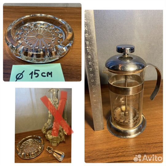 Много посуды