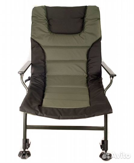 Кресло - шезлонг металлическое складное 2021