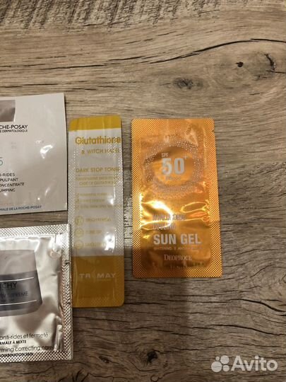 Пробники кремов, уходовой косметики