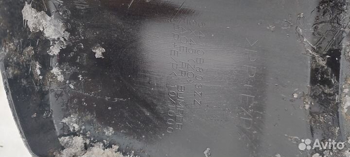 Задний бампер mitsubishi ASX с 2010-2016г