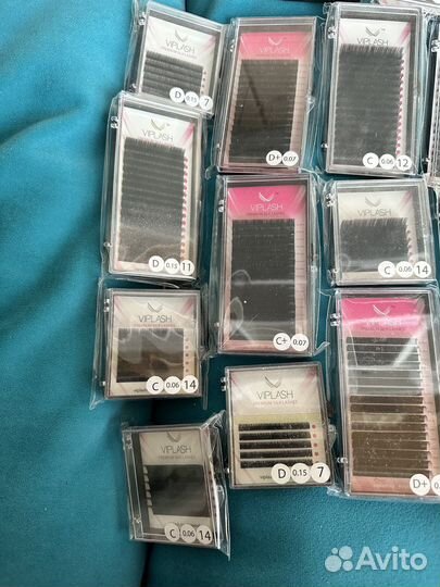 Ресницы для наращивания barbara, viplesh, lux