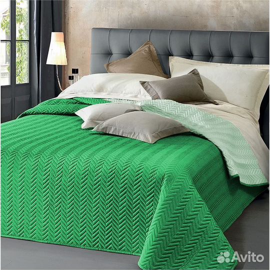 Покрывало GFFerrari Clio Италия двусторон. зеленое