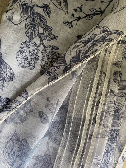 Тюль 300х265 на шторной ленте