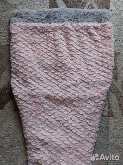 Хвост русалки-грелка для ног