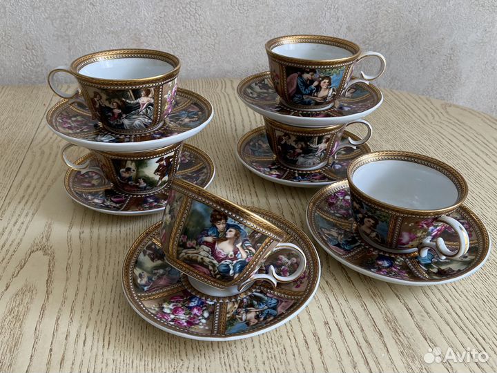 Редкий комплект чайных пар. Design England