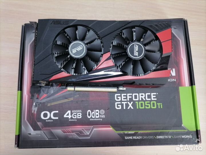 Видеокарта asus gtx 1050 ti 4gb