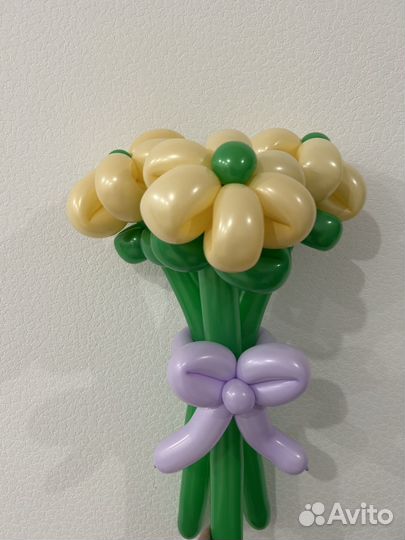 Букет из шаров ромашки бесплатно (за улыбку)