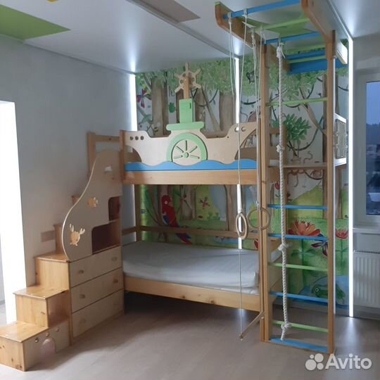 Двухярусная кровать бу
