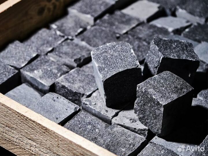Брусчатка габбро - диабаз колотая