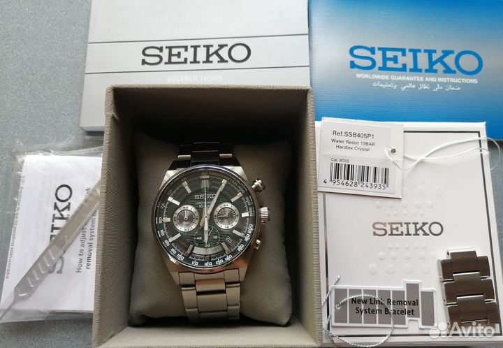 Часы Seiko SSB405P1 с хронографом