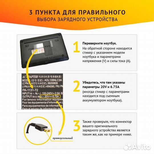 Блок питания Lenovo ADL135NLC2