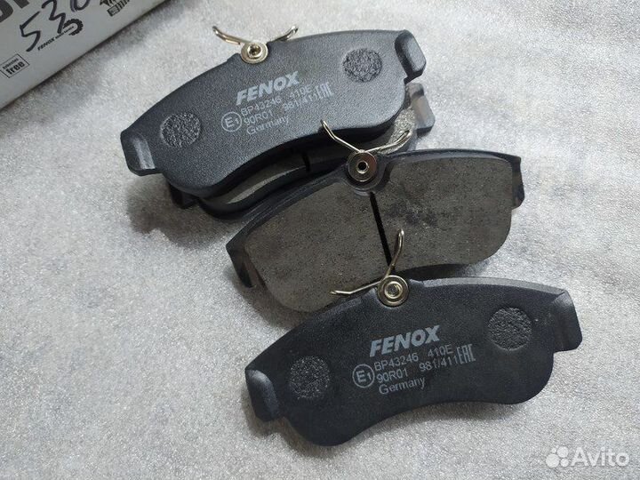 Колодки передние fenox Almera N16, Primera P10,P11