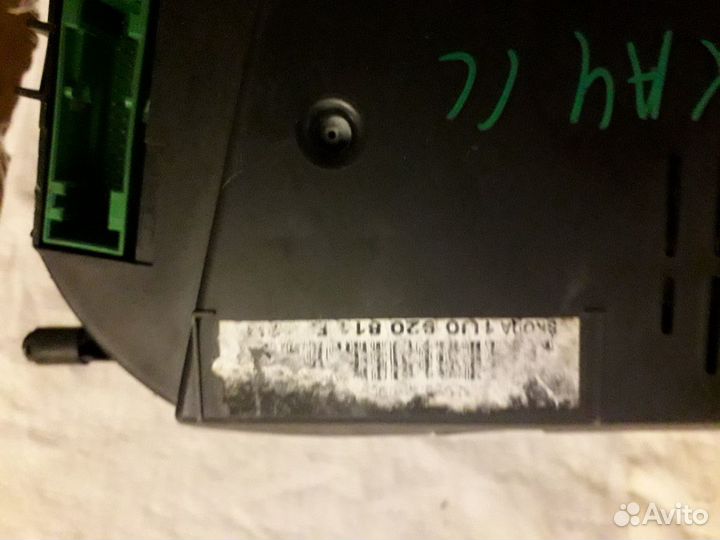 Панели приборов Skoda Octavia (A4 1U) 2000-2011