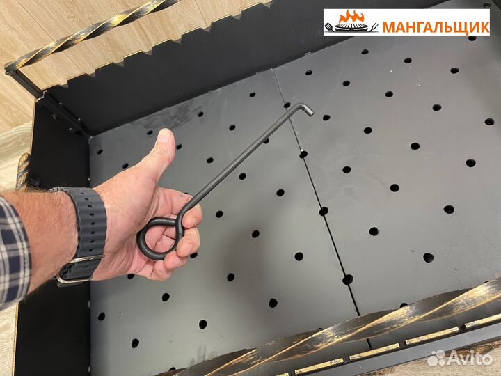 Мв012/3 Мангал вставка 3мм ковка с колосником