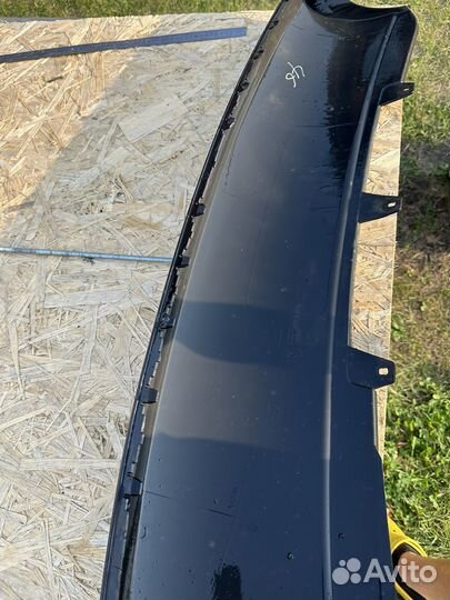 Накладка на задний бампер audi a4 b8