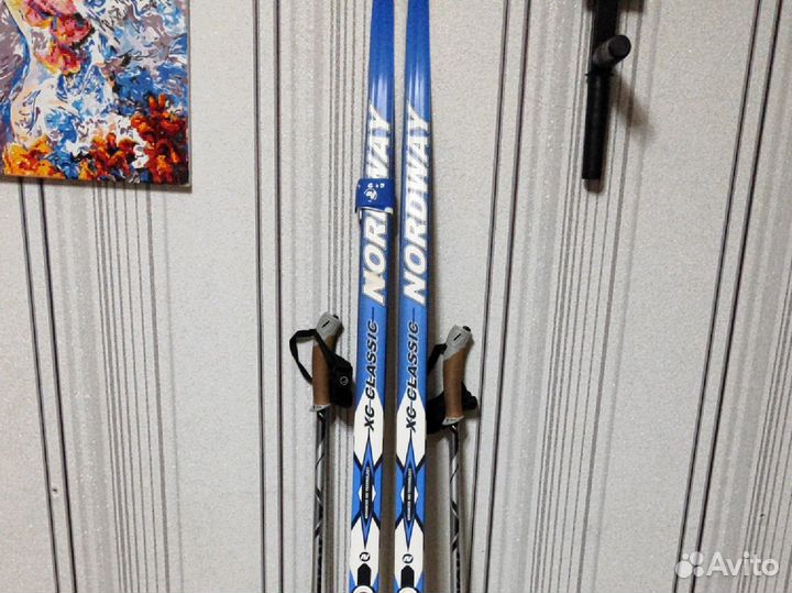 Лыжи беговые комплект. Nordway xc Classic 180 см