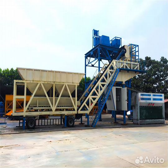 Мобильный бетонный завод yhzs 35