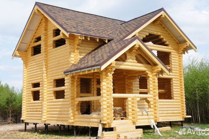 Оцилиндрованное бревно 240