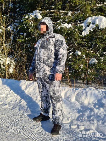Костюм зимний белый лес