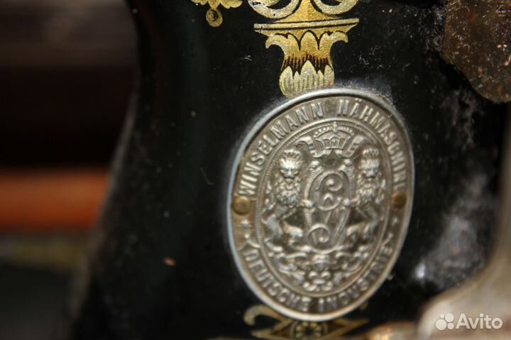 Антикварная швейная машина Winselmann nahmaschine