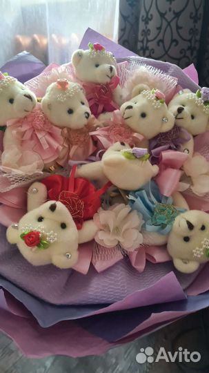 Букет из мишек