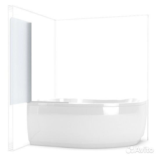 Шторка в ванную Акванет Cariba AQ1 (75x135) и AQ4