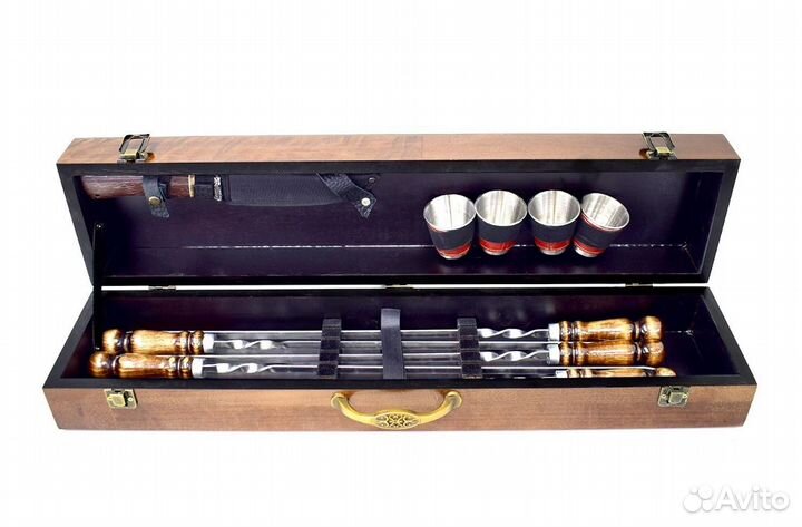 Подарочный набор в деревянном кейсе
