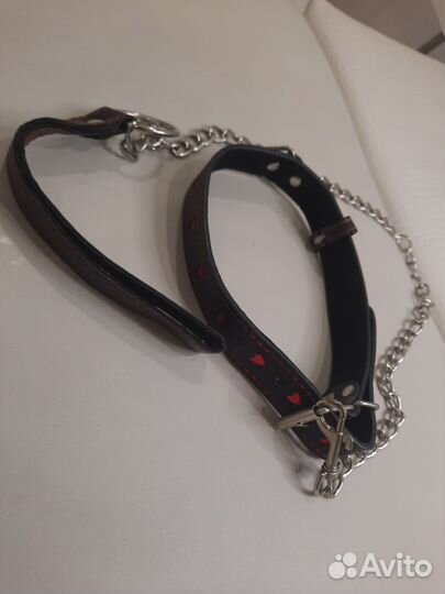 Ошейник и поводок игровой