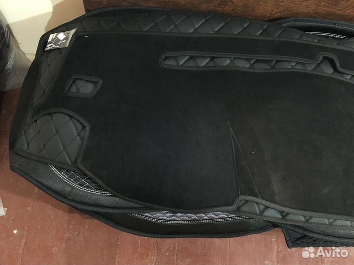 Накидки на панель Алькантара и Экокожа, ворсовые