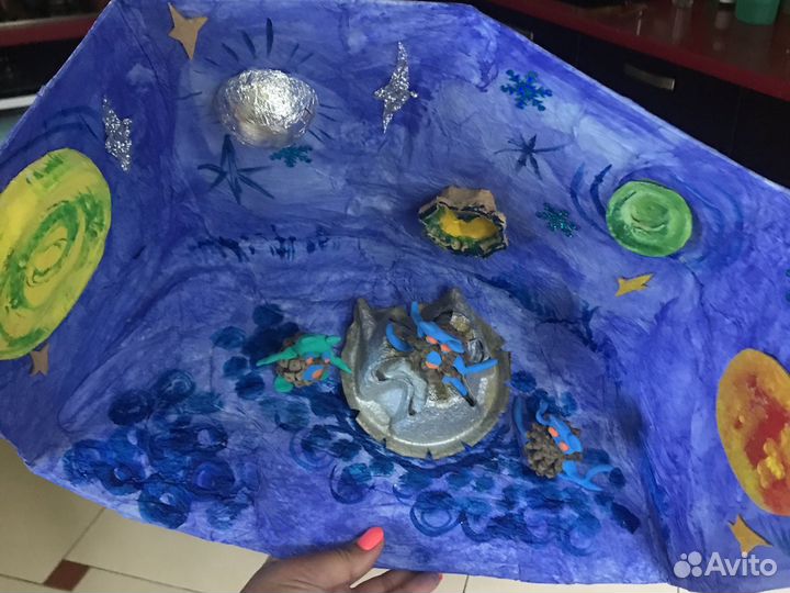 Осенняя поделка из прородного материала