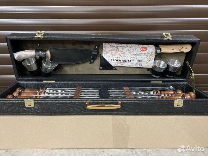 Подарочный набор шампуров Элит средний