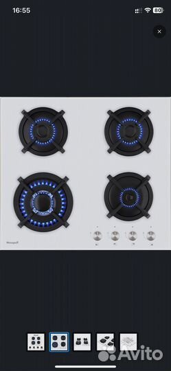 Газовая варочная панель Weissgauff