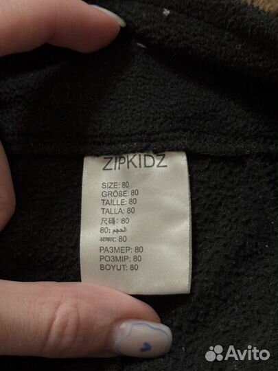 Флисовый комбинезон 80 zipkidz