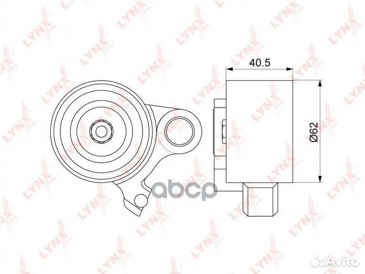 PB-1206 Натяжной ролик / грм lynxauto PB-1206 L