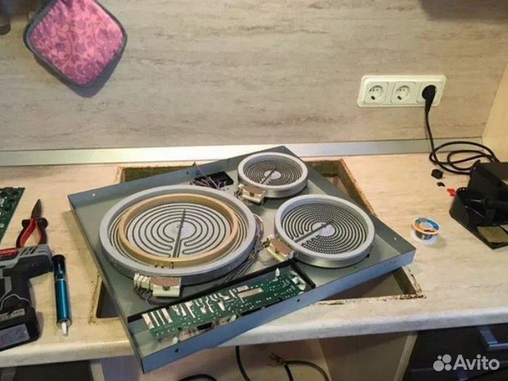 Ремонт варочных панелей, духовок и плит