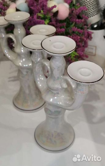 Подсвечники фарфор 2 шт
